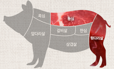 돼지고기 부위그림